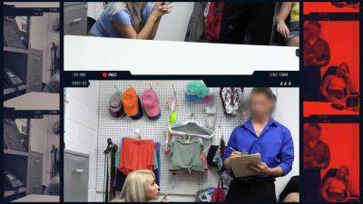 Sarah - Sarah Taylor gets naughty & gets caught by mylf for shoplifting Chargers - MyLF's rough threesome! - sexu.com