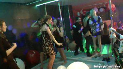 Watch these wet club babes dance sensually and get wild in a wild orgy - sexu.com
