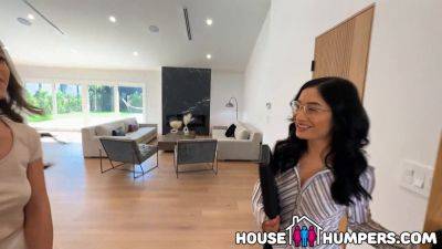 Avery Black & Alexa Anders have a wild threesome with real estate agent at Open House - sexu.com