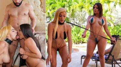 Bikini threesome - sunporno.com