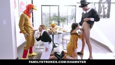 Kinky Family Thanksgiving Orgy - porntry.com