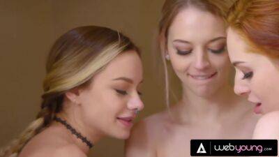 Lily Larimar - Maya Kendrick And Lily Larimar In Bored Girls Have Threesome In The Closet - upornia.com