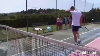 Extreme Orgy On The Tennis Court - upornia.com
