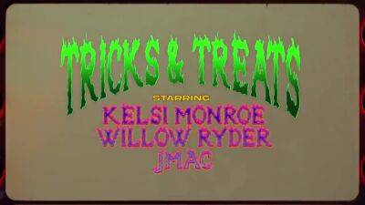 Willow Ryder - Kelsi Monroe - Monroe - Kelsi Monroe, Willow Ryder And J Mac - Halloween Threesome With Hot Cowgirls Kelsi Mon - hotmovs.com