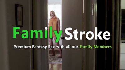 Dirty American Stepfamily Orgy with blonde MILFs and their bareback strokes - sexu.com - Usa