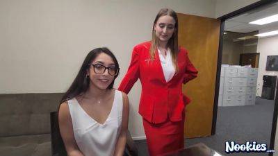 Laney Grey - Office Threesome with Laney Grey and Madison Wilde - hotmovs.com