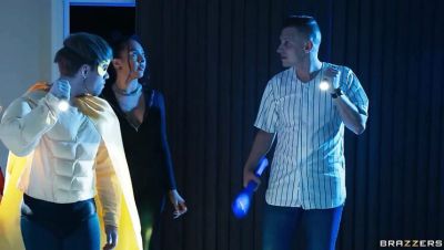 Alex Mack - Halloween Threesome with Shay Fox and Kelsey Kane Ghost Hunting Big Tits Blowjob - porntry.com - Britain