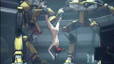 Lady explores BDSM with multiple lovers while bound in fiery hentai group scene - hclips.com