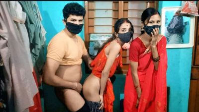 Desi Jija Sali Caught by Wife in Viral Threesome Sex - Hindi XXX Video with Hot Monika and Horny Archana - xxxfiles.com - India - Russia