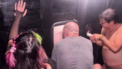 Glory Hole - Glory Hole Sluts: Pussy Riot Strippers Moaning & Squirting in Adult Theater - HD Group Sex - xxxfiles.com - Usa - Britain