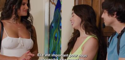 Penny Barber - Ricky Spanish - ADULT TIME - Chloe Surreal Joins MILF Penny Barber For Hot Threesome With Stepson! FRENCH SUBTITLES - inxxx.com - France