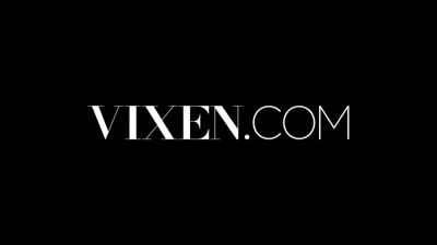 VIXEN Gorgeous Duo Fibi Euro And Emiri Momota Share A Huge Cock In Steamy Threesome - hotmovs.com