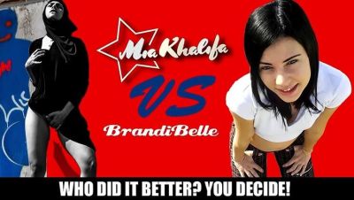 Mia Khalifa vs Brandi Belle - Hot Teen Threesome Orgy & Big Tits Compilation - porntry.com