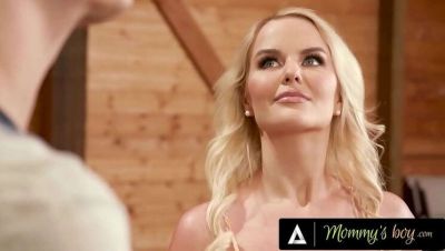 Alex Mack - Step Mom Slimthick Vic Fucks Step Son's Big Dick BF - Rough Threesome with Braylin Bailey - porntry.com