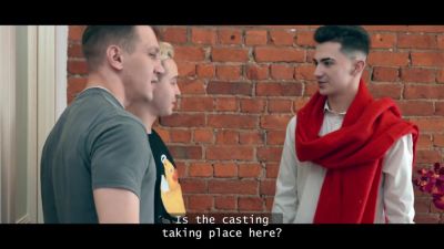 CUCK4K. Double penetration threesome with hot Russian brunette and 2 strangers - hotmovs.com - Russia