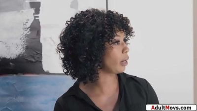 Misty Stone - Ebony MILF Misty Stone fucks black stepsiblings Daya Knight - stepmom threesome taboo - veryfreeporn.com