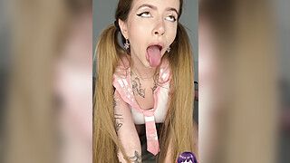 Adrianna Savu, a ultra-cutie with a secret orgy dildo. - ah-me.com
