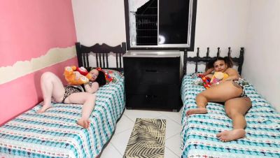 Big Ass Neighbor Anal Threesome - Brazilian Amateur Creampie Fuck - porntry.com - Brazil