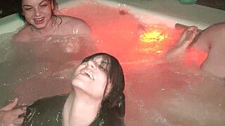 Jacuzzi Orgy! Hot Foursome with Yael Stc, Keila Bassi, and El Nono - Knock Knock Club - ah-me.com