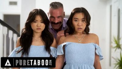 Charles Dera - Lulu Chu - Kimmy Kimm - Hot Asian Stepsisters Lulu Chu & Kimmy Kimm Fuck Stepdad Lookalike - Hardcore Threesome - veryfreeporn.com