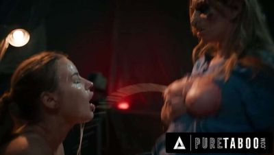 Tommy Pistol - Anna Claire Clouds - Ashley Lane & Anna Claire Clouds 3 Tit Demon Horror Threesome - Breastfeeding Creampie Fuck - porntry.com