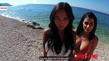 Sofia - Sofia & Rosa: two Greek beauties enjoy a naughty threesome at the beach (FULL SCENE)! Pin-Me.com - xvideos.com