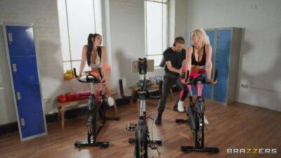 Clea Gaultier - Sporty bitches share the personal trainer for insane threesome kinks - xbabe.com