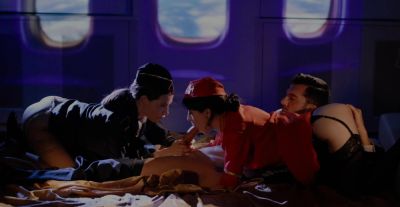 Anna De-Ville - Stewardess Subil Arch and Anna De Ville in hot threesome - alphaporno.com