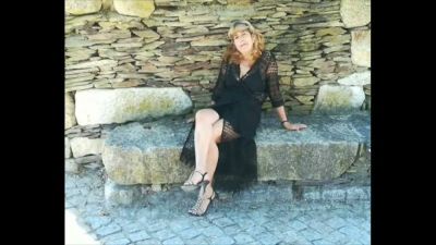 Blonde submissive bound and gagged in a red dungeon by her dominant Portuguese captor - yesvids.com