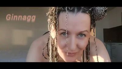 Long-haired woman dominates the camera with hairy armpits and bold self-worship - yesvids.com