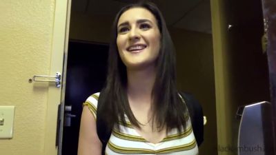 Dark-haired beauty Kylie takes a deep face ride and gets filled inside by a huge BBC - yesvids.com